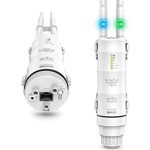 FLASHOWL - Outdoor WIFI Repeater - Dual Band - Waterdichte Wifi-bereikvergroter voor Buiten