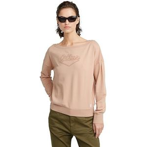 G-Star RAW Boot Neck Loose sw wmn, roze (rugby Tan D24579-a970-g373), XS