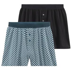 s.Oliver Boxershorts  petrol / zwart / wit