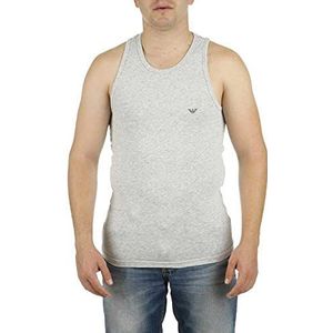 Emporio Armani - Basis Hemd - Grijs Melange