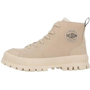 PALLADIUM Pallashock Zip Warm Enkellaars - Beige - Leer