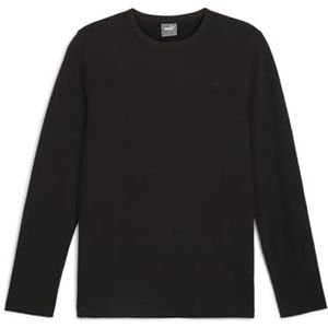 PUMA Unisex Ess verhoogde wafel longsleeve T-shirts