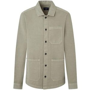 Hackett Londonvoor mannen. HM309951 Linnen overhemd groen (L), Casual, Katoen, Vlas, Klassiek, Lange mouwen