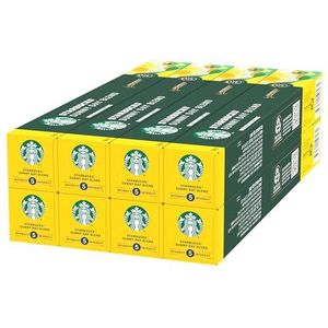 STARBUCKS Sunny Day Blend by Nespresso, Blonde Roast, Koffiecapsules 8 x 10 (80 Capsules)