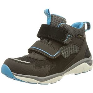 Superfit Jongens SPORT5 licht gevoerde Gore-Tex sneakers, Zwart lichtblauw 0020, 23 EU Breed