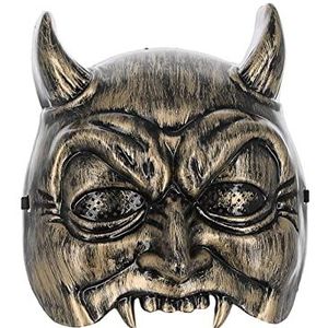 Smiffys 52844 Venetiaanse duivel maskerade masker, heren, goud, one size