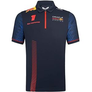 Red Bull Racing Formula One Team - Officiële 2023 Formule 1-merchandise - Replica Max Verstappen Driver Team poloshirt met korte mouwen - Night Sky - Heren, Nachthemel, XL