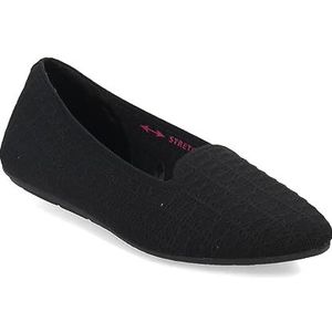 SKECHERS Women's Cleo 2.0-Look at You Ballet Flat, Black, 10