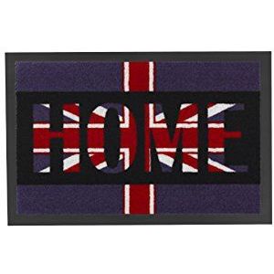 ASTRA 1672015003 mat, deurmat, voetmat, vlag design Home, 39 x 58 cm, paars
