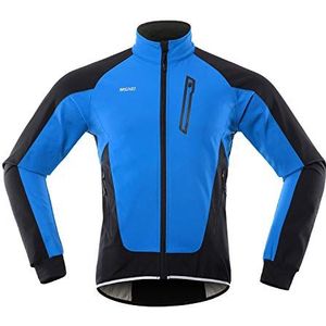 Lixada Mannen Fietsen Jas Waterdicht Winddicht Thermische Fleece Fiets Jersey MTB Fietsen Rijden Hardlopen Herfst Winter Jas Geschikt voor Fietsen Hardlopen Bergbeklimmen