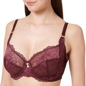 Triumph Dames Wild Peony Florale W, bordeauxrood (claret), 75D