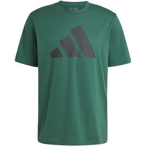 adidas Heren PWR 3 GRAPHIC TEE, collegiate green, L Tall