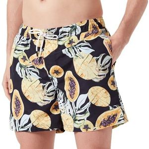 JACK & JONES JPSTFIJI JJSWIM AOP Originals LY, zwart, L