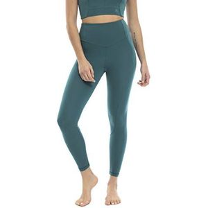 Shambhala Barcelona Sportlegging van gerecycled polyester voor dames, bosgroen, medium