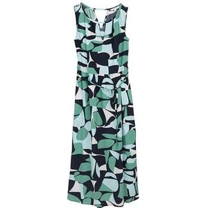 TOM TAILOR Damesjurk, 37800 - Groene Dots And Shapes Design, 46