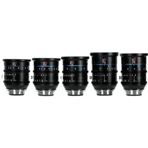 SIRUI - Jupiter Macro T2 Cine Prime Lensset - 24 mm 35 mm 50 mm 75 mm 100 mm - Voor EF-montagecamera's