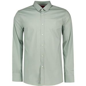 HUGO Elisha shirt met lange mouwen, maat 44, grijs (Open Grey), 42 NL