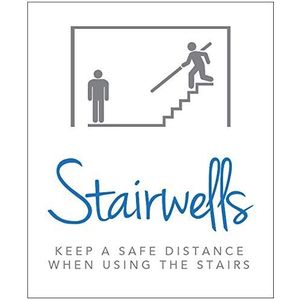 Trappenhuizen Houd een veilige afstand bij gebruik van de trap