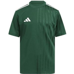 adidas Unisex niños CAMPEON25 JERSEY KIDS, team dark green/white, 13-14 Years