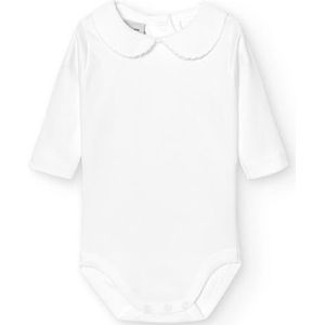babidu Baby C.Polo Pique Body, wit (wit/roze), 3 Jaar