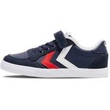 Hummel - Slimmer Stadil Leather Low - Kindertrainers - Hoog - Leer/Suède