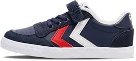 Hummel - Slimmer Stadil Leather Low - Kindertrainers - Hoog - Leer/Suède