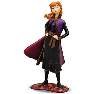 Bullyland 13512 - speelfiguur prinses Anna uit Walt Disney Frozen ca. 10 cm, detailgetrouw, ideaal als klein geschenk voor kinderen vanaf 3 jaar