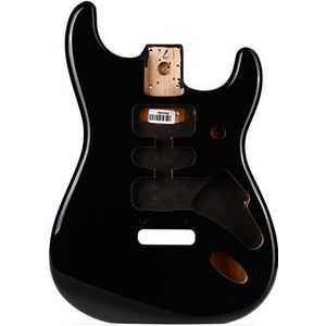 Fender® »DELUXE SERIES STRATOCASTER® ALDER BODY - HSH ROUTING « Strat® gitaarlichaam - els - kleur: zwart
