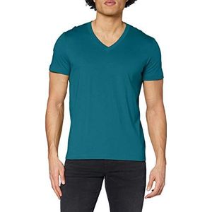 Stedman Apparel Heren James V-hals/ST9210 Premium Regular Fit Klassiek T-shirt met korte mouwen, Pacifisch Blauw, S