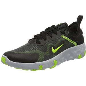 Nike Unisex Renew Lucent (Gs) Sneakers voor kinderen, Zwart Black Volt Pure Platinum Dark 105, 40 EU