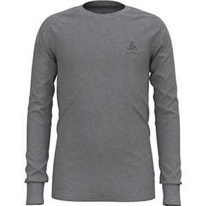 Odlo Uniseks shirt met lange, grijs gemêleerd, 104 cm