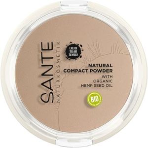 Natural Compact Powder - Licht Dekkend - Gematteerd - Biologische Hennepzaadolie