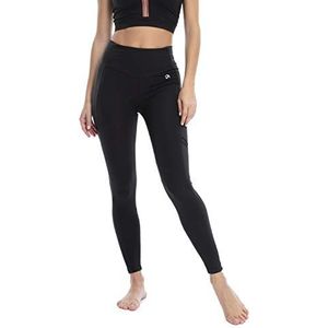 Shambhala Barcelona Meshty sportlegging van gerecycled kunststof, voor dames, zwart, extra klein