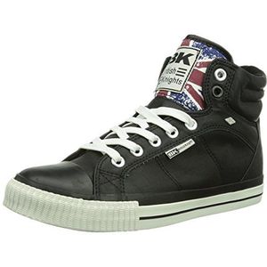 British Knights DEE Hoge sneakers voor heren, Zwart Black Union Jack02, 41 EU