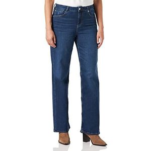 comma Damesbroek, vrijetijdsbroek, 58z8 diepblauw, 32 Grote maten