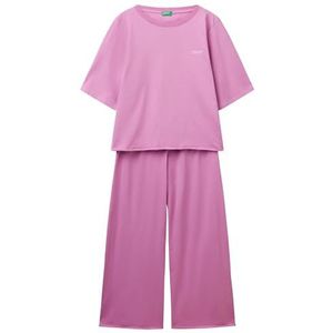 United Colors of Benetton Pyjamaset voor dames, Roze, XS