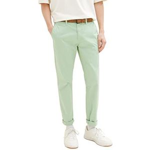 Tom Tailor Denim heren 1027694 Slim chinobroek, 31038 - Placid Groen, 27W / 36L