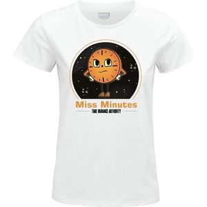 Marvel Miss Minute Variance Authority WOLOKIMTS017 T-shirt voor dames, wit, maat XXL, Wit, XXL