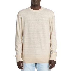 G-star - Premium Core - Gebreide Trui - Gebroken Wit - 40% Gerecycled Linnen