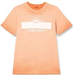 s.Oliver T-shirt voor jongens, korte mouwen, Oranje 2140, 152 cm