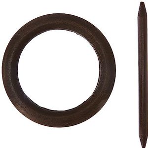 GARDINIA Decoratieve ring, rond, voor het openhouden van gordijnen, buitenzijde: Ø 12 cm, hout