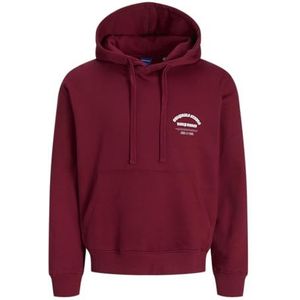 JACK & JONES Jormeadows Sweat Hood, Tibetaans rood., XS