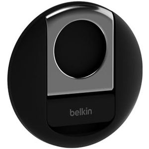 Belkin MMA006btBK iPhone-houder met MagSafe voor Mac-laptops met snelle makkelijke magnetische bevestiging voor continuïteitscamera-gebruik bij videobellen streamen FaceTime Zwart