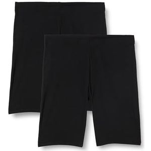 VERO MODA CURVE VMCMAXI JRS Biker Shorts 2PACK NOOS CUR, zwart/verpakking: zwart, 52/54 NL