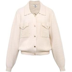 Mavi Damescardigan met knopen, antiek wit., L