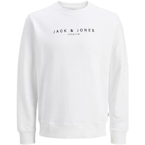 Jack & Jones Premium Sweatshirt 'JPRCCJAYSON'  zwart / wit