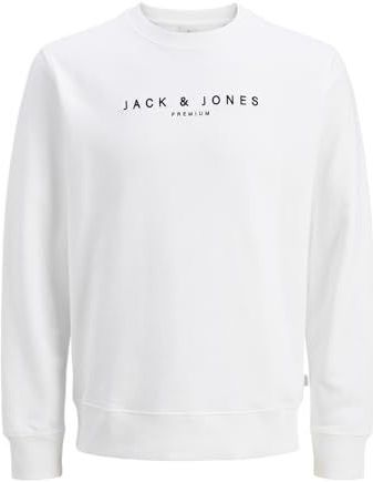 Jack & Jones Premium Sweatshirt 'JPRCCJAYSON'  zwart / wit