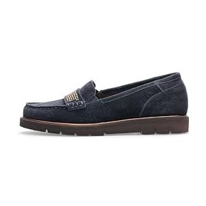 ara Dallas Damesslipper, blauw, 42 EU breed, blauw, 42 EU Breed