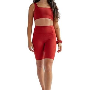 Girlfriend Collective Yogabroek voor dames, compressive high rise, bikeshort