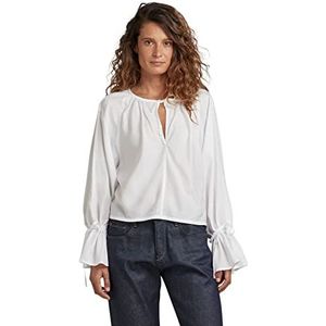 G-STAR RAW Sniper ls wmn Shirt, White D23254-D297-110), S, wit (White D23254-d297-110), S